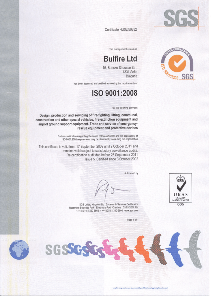 ISO Certificate