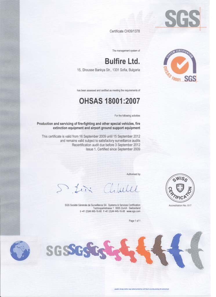 ISO Certificate